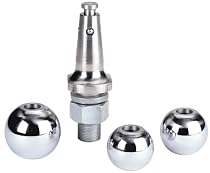 Reese Towpower 74309 Interchangable 1 7/8", 2", 2 5/16" Hitch Ball Kit