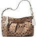 Coach Signature Hamptons Shoulder Bag Tote 12918 Khaki White
