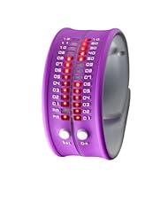 REFLEX Womens PD0019 Purple LED Digital Watch