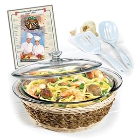 Click here to buy Anchor Hocking® Expressions 7 Piece with Rattan Basket by Anchor Hocking.