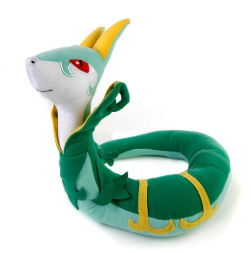 Pokemon Best Wishes Best Wishes! Super DX Plush (9) Snivy (Tsutarja) Evolution ver. - Serperior (Jalorda) - Imported from Japan.
