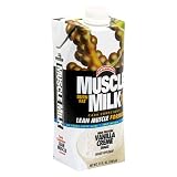 Cytosport Muscle Milk High Protein Shake, Vanilla Creme, 17-Ounce Cartons (Pack of 12)