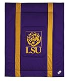 Louisiana State Tigers ( University Of ) NCAA Sideline Twin Bed/Bedding Spo ....