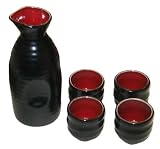 Red and Black Sake Set #X45/1470R
