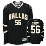 ZUBOV #56 Dallas Stars RBK Premier NHL Hockey Jersey by Reebok (NHLPA Certified Custom Sewn Authentic Twill)