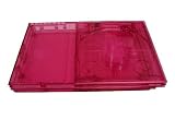 Clear Red Ghost Case for Ps2 Slim