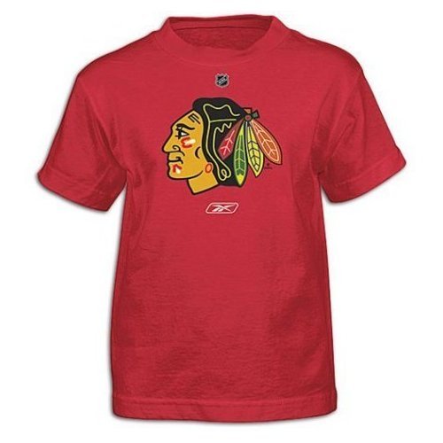 NHL Toddler Chicago Blackhawks Primary Logo S/S Tee - R4P3Rmkdd (Red, 3T)