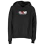 SWEATSHIRT WOMAN BLACK " I LOVE SELANGOR " MALAYSIA Large