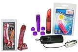 CalExotics Cherry Scented Vibro Dong Bundle - Adult Toy Sex Kit