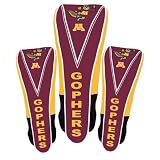 University of Minnesota Golden Gophers 3-Pack Golf Club Headcovers by Datrek - 19958