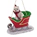 West Highland White Terrier (Westie) Dog Sleigh Christmas Ornament