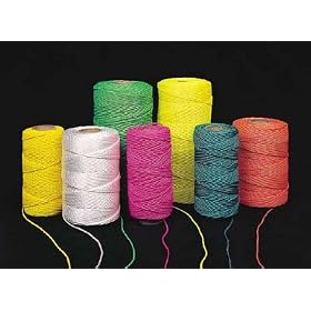 Click here to buy NYLON MASON TWINE - 18X1000' WHITE 1LB BRAIDED - 3 PACK.