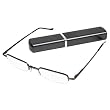 Foster Grant Reading Glasses Lexington with Tube Metal-Gun (+2.50)
