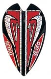 Heiku Sport Dart-Flight Retro Metallic 2-D, Tribal Red