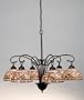 Meyda Tiffany 18715 6-Light Chandelier, Mahogany Bronze