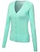 FPT Womens Basic V-Neck Cardigan (S-3XL)