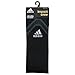 adidas Unisex-US Traxion Impact Crew Football & Basketball Crew Sock (1-Pair), Black/White/Dark Grey/Onix, 5-6.5