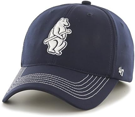 MLB Chicago Cubs Game Time Closer Stretch Fit Hat, One Size, Navy
