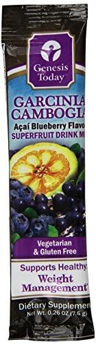 Genesis Nutrition Today Garcinia ACAI Blueberry Drink Mix, 5.29 ounces by Genesis Nutrition