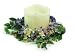 Melrose Purple Hydrangea Candle Ring, 13-Inch Diameter, Purple