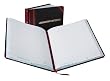 Boorum & Pease Special Laboratory Notebook, Record, 300 Page, Black/Red (L21-300-R)