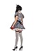 Leg Avenue Women's S Wind-me-up Dolly, Black/White, Small