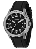 Fossil Black Silicone Mens Watch AM4239