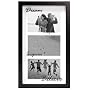 Dream-Inspire-Believe 3 Opening Picture Frame Collage Black 4x6"