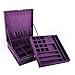Aspire Lint Jewelry Box / Jewelry Organizer, Two-layer, 10