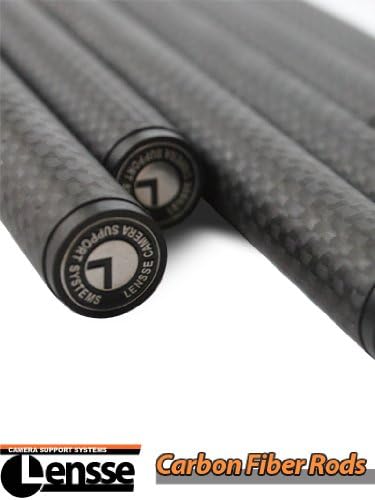2 Pack Lensse 15mm X 150mm (6 inch) CARBON FIBER Rods