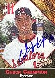 Chuck Crumpton, Harrisburg Senators - Expos Affiliate Autographed Card