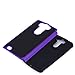 LG G Vista Case, LK [Shock Absorption] [Impact Resistant] Hybrid Dual Layer Armor Defender Protective Case Cover for LG G Vista (Purple)