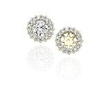 14K Yellow Gold 1/4 ct. Diamond Earring Jackets