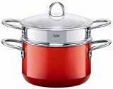 Silit 3-3/4-Quart Pasta Pot with Insert, Energy Red