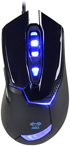 SIYN 2015 Newest 2000 DPI Blue LED Wired USB Optical Professional High Precision Gaming Mouse Mice with 6 Buttons for PC/Laptop/Mac/GTA5/LOL/Dota 2, Micro Switch