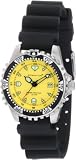 Momentum Women’s 1M-DV01Y1B M1 Yellow Dial Black Rubber Dive Watch