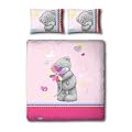 Character World - Me To You Daisy - Set de lit double - Housse de couette (200x200cm) et paire de taies d'oreillers assorties (48x74cm)  - 50% polyester / 50% coton (Import Grande Bretagne)