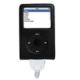 CTA Digital Leather Case with External Battery for iPod 5G, 5.5G