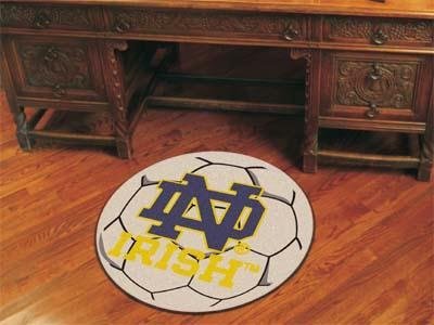 Fanmats Notre Dame Fighting Irish Soccer Ball-Shaped Mats