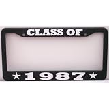 CLASS OF 1987 License Plate Frame by Motown Automotive Design