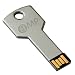 AMP 8GB Chrome Key Shaped USB Flash Drive