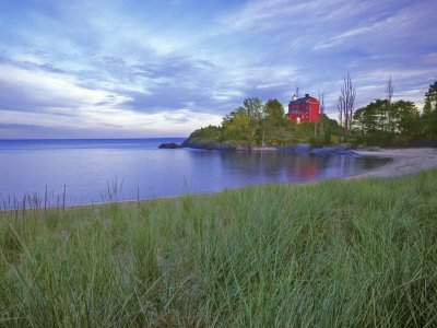 Lighthouse at Marquette, Michigan