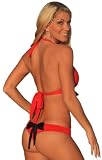Ujena Bow Tie Thong Bikini Swimsuit