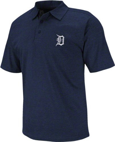 Detroit Tigers Navy Noble Heathered Polo Shirt