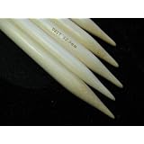 One set of 7" inch double pointed bamboo knitting needle US 17 (12.0 mm)