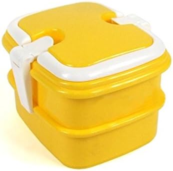 ECO Picnic Bento Box Stackable Two Containers Lunchbox - Yellow