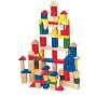 Maxim 60 Color and 40 Natural Building Blocks, 100-Pieces
