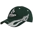 NASCAR Checkered Flag Dale Earnhardt Jr. Green Exhaust Flames Adjustable Hat