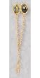 Rosary Lapel Pin with Cross - Divine Mercy and Lady Fatima - MADE IN ITALY