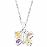 Bridge Jewelry Sterling Silver Multi Butterfly Bracelet - Silver